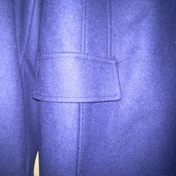 Royal Blue London Fog Women’s Wool Coat - Picture 4 of 8